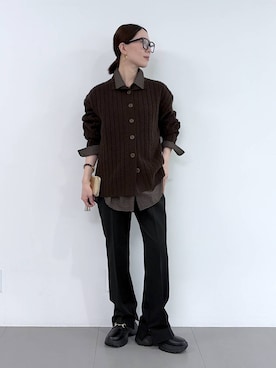 「Beau're（ヴュレ）のアイテム」を使った、shimomuさん（レディース・158cm）の秋コーディネート