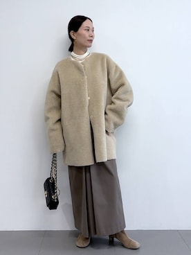 「MILOS（ミロス）のアイテム」を使った、shimomuさん（レディース・158cm）の秋コーディネート