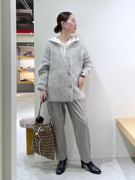 「アイテム（パーカー）」を使った、shimomuさん（レディース・158cm・20代）の秋コーディネート