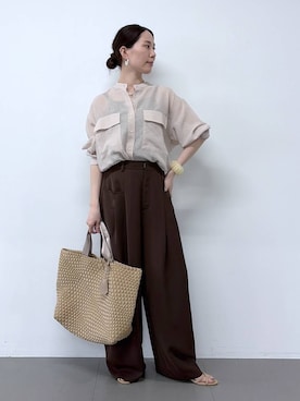 shimomuさん(レディース・158cm)の夏コーディネート
