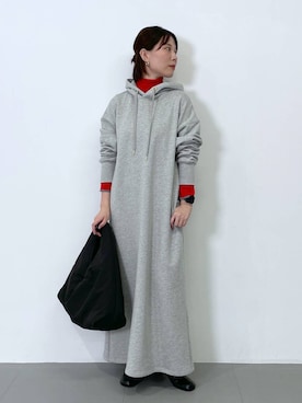 「アイテム（ダウンジャケット/コート）」を使った、shimomuさん（レディース・158cm・20代）の秋コーディネート