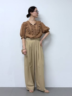 shimomuさん（レディース・158cm）の春コーディネート