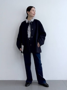 「Beau're（ヴュレ）のアイテム」を使った、shimomuさん（レディース・158cm）の秋コーディネート