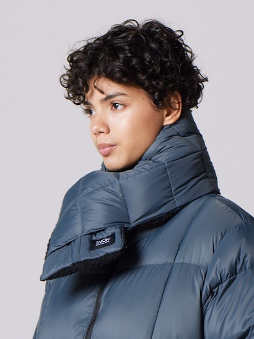 visvim リバーシブルダウンマフラー 泥染 マウンテン リバーシブル