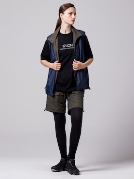 「登山」｜TAION OFFICIALさん（レディース・169cm）の春コーディネート