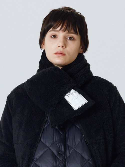 visvim リバーシブルダウンマフラー 泥染 TAION(タイオン)】〈グッズ〉シティ リバーシブル ダウンマフラー