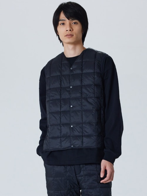 TAION（タイオン）】〈UNISEX〉ベーシック Vネックボタン
