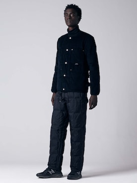 「アイテム（ダウンベスト）」を使った、TAION OFFICIALさん（メンズ・184cm）の秋コーディネート