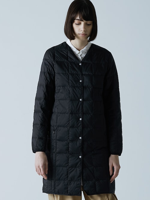 TAION(タイオン)】〈ウィメンズ〉ベーシック Vネックボタン ロング