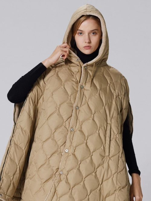 TAION（タイオン）】〈グッズ〉ミリタリー ダウンケープ（ポンチョ