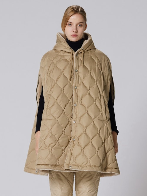 TAION（タイオン）】〈グッズ〉ミリタリー ダウンケープ（ポンチョ