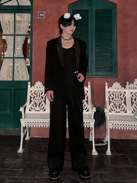 「JOHN LAWRENCE SULLIVAN（ジョンローレンスサリバン）のアイテム」を使った、　rさん（メンズ・171cm）の秋コーディネート
