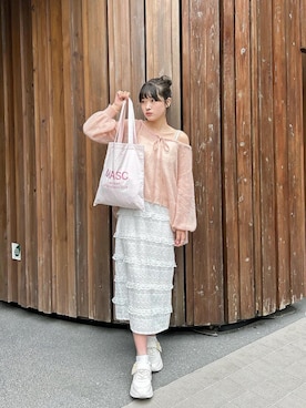 「ミュゲ」｜sakiさん（レディース・167cm）の春コーディネート