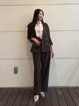 YUNA KITAMURAさん（レディース・165cm）の春コーディネート