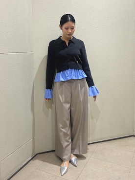 YUNA KITAMURAさん(レディース・165cm)の冬コーディネート