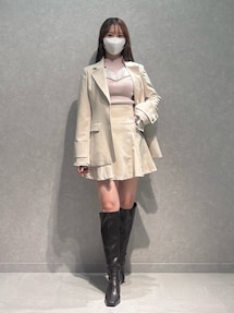 セットアップ着用可】フィットアンドフレアジャケット｜マーキュリー