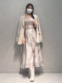 セットアップ着用可】フィットアンドフレアジャケット｜マーキュリー