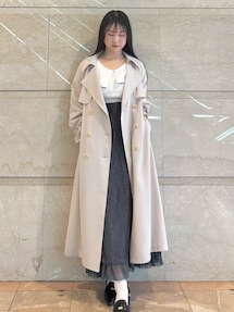 MERCURYDUO マーキュリーデュオ　ベーシックトレンチコート MERCURYDUO トレンチコート コート ベーシックトレンチコート