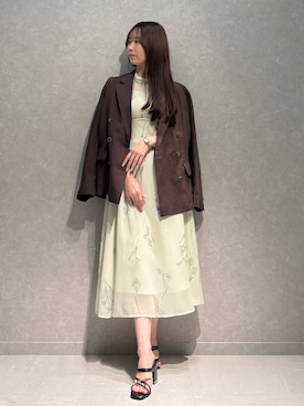 NANAさん(レディース・155cm)の春コーディネート