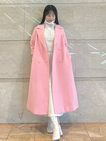 ミニシャギーハーフジップニットセットワンピース｜マーキュリー