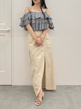 NANAさん（レディース・155cm）の夏コーディネート