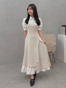 シャツドッキングベアワンピース｜マーキュリーデュオ（MERCURYDUO