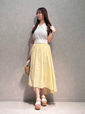 NANAさん（レディース・155cm）の夏コーディネート