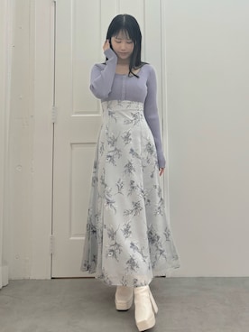 「MERCURYDUO（マーキュリーデュオ）のアイテム（その他シューズ）」を使った、NANAさん（レディース・155cm）の秋コーディネート