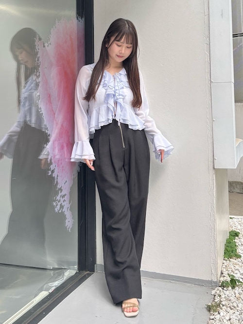 ハイウエストコルセットパンツ