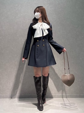 NANAさん（レディース・155cm）の冬コーディネート