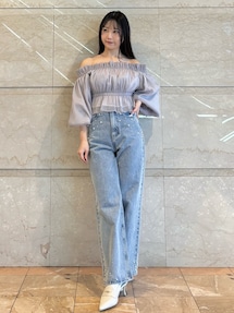 未開封新品　マーキュリーデュオ　オフショル MERCURYDUO（マーキュリーデュオ）の「楊柳刺繍オフショルマキシ