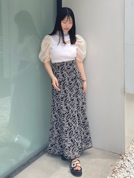 NANAさん（レディース・155cm）の夏コーディネート