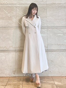 MERCURYDUO トレンチコート コート フィットアンドフレア