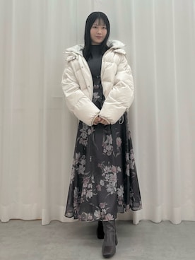 「MERCURYDUO（マーキュリーデュオ）のアイテム（テーラードジャケット）」を使った、NANAさん（レディース・155cm）の秋コーディネート