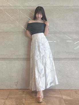 「アイテム（サンダル、その他）」を使った、NANAさん（レディース・155cm）の夏コーディネート