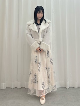 「MERCURYDUO（マーキュリーデュオ）のアイテム（テーラードジャケット）」を使った、NANAさん（レディース・155cm）の秋コーディネート