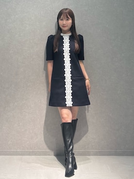 「アイテム（ワンピース/ドレス）」を使った、NANAさん（レディース・155cm）の秋コーディネート
