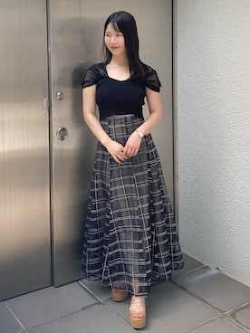 NANAさん（レディース・155cm）の夏コーディネート