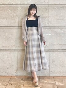 透かし編みラメ混ボレロカーディガン｜マーキュリーデュオ