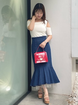 NANAさん（レディース・155cm）の夏コーディネート