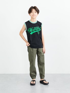 「QUNTSTYLE（キュントスタイル）のアイテム」を使った、nissen Kids Modelsさん（キッズ・148cm）の夏コーディネート