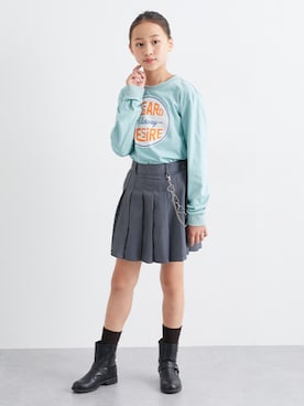 「アイテム（トップス）」を使った、nissen Kids Modelsさん（キッズ・148cm）の夏コーディネート