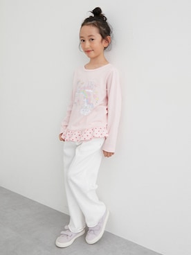 「nissen（ニッセン）のアイテム」を使った、nissen Kids Modelsさん（キッズ・120cm）の秋コーディネート