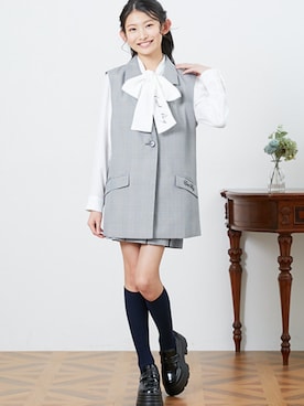 nissen Kids Modelsさん(キッズ・145cm)の冬コーディネート