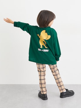 「アイテム（スウェット）」を使った、nissen Kids Modelsさん（キッズ・120cm）の秋コーディネート