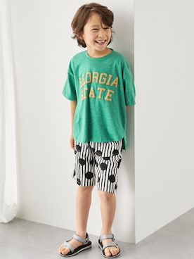 nissen Kids Modelsさん（キッズ・123cm）の夏コーディネート
