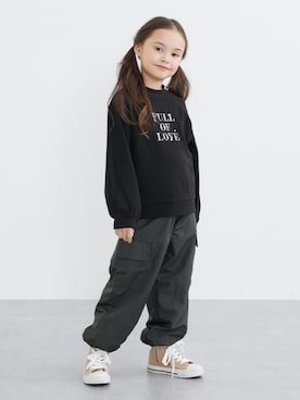 「あったかパンツ」｜nissen Kids Modelsさん（キッズ・120cm）の秋コーディネート