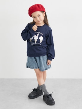 「nissen（ニッセン）のアイテム」を使った、nissen Kids Modelsさん（キッズ・120cm）の秋コーディネート