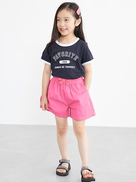 「アイテム（パンツ）」を使った、nissen Kids Modelsさん（キッズ・120cm）の夏コーディネート