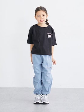 「QUNTSTYLE（キュントスタイル）のアイテム」を使った、nissen Kids Modelsさん（キッズ・120cm）の夏コーディネート